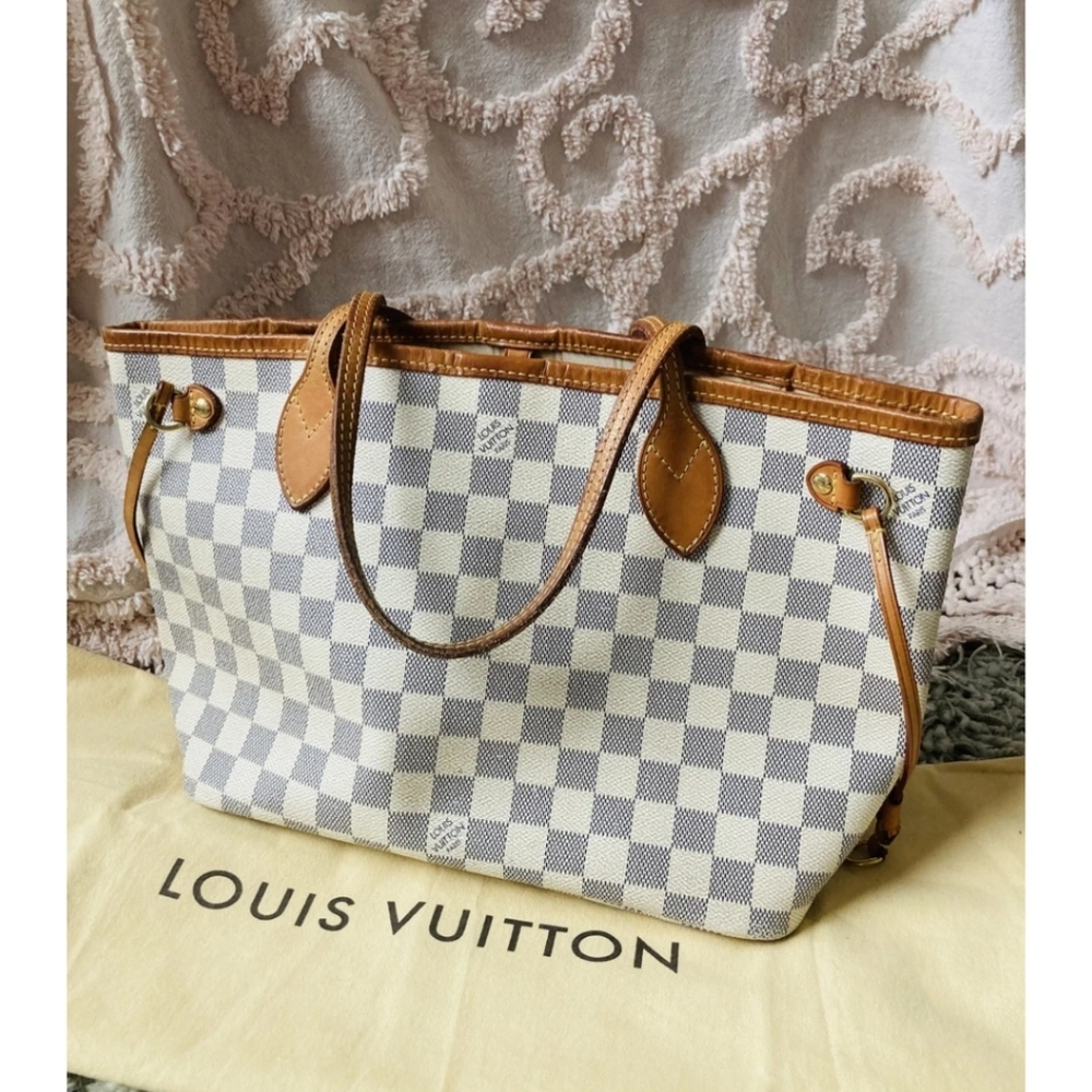 Gently Used Louis Vuitton Neverfull Azur PM